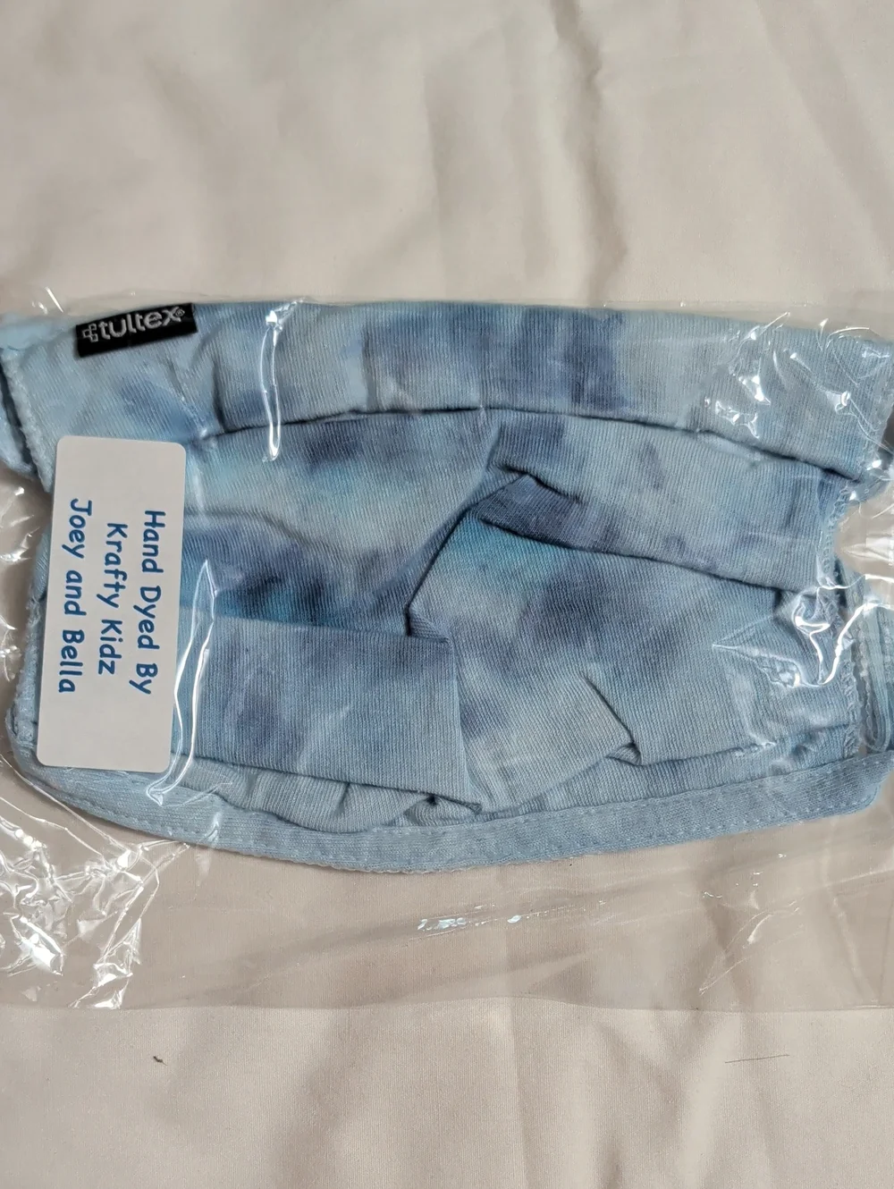 NWOT (004) Tultex Unisex Assorted Tie-Dye Face Masks Multi 8 Pack